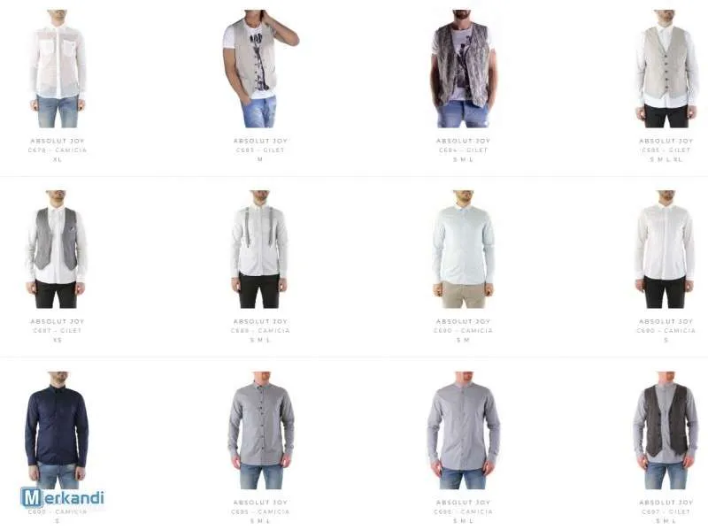 STOCK CAMISAS HOMBRE ABSOLUT JOY