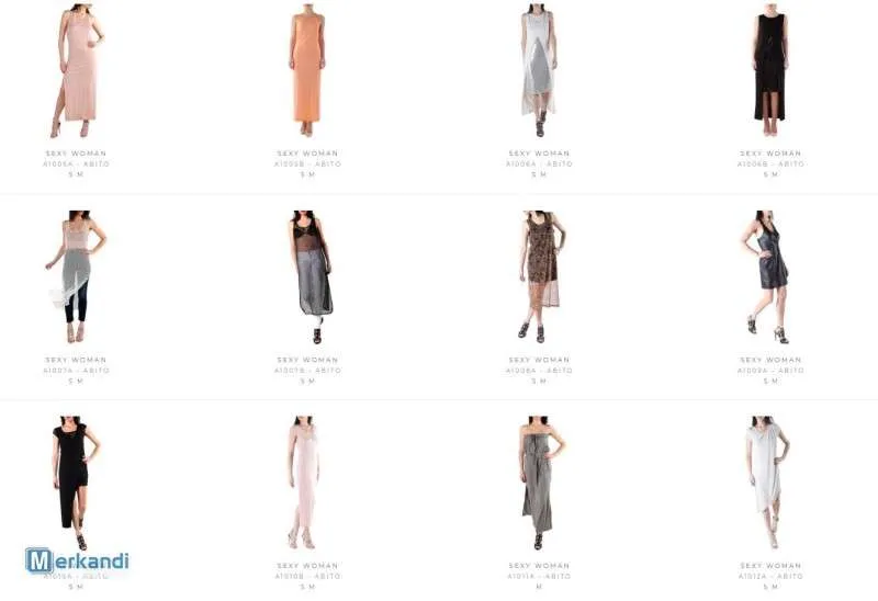 STOCK DE VESTIDOS DE MUJER SEXY WOMAN S/S