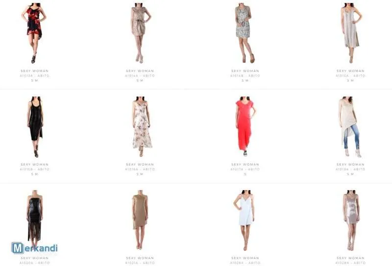 STOCK DE VESTIDOS DE MUJER SEXY WOMAN S/S