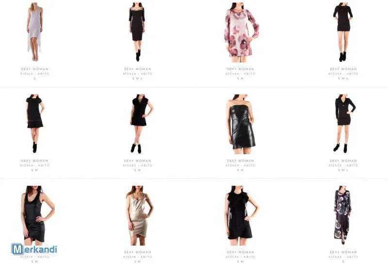 STOCK DE VESTIDOS DE MUJER SEXY WOMAN S/S