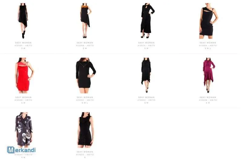 STOCK DE VESTIDOS DE MUJER SEXY WOMAN S/S
