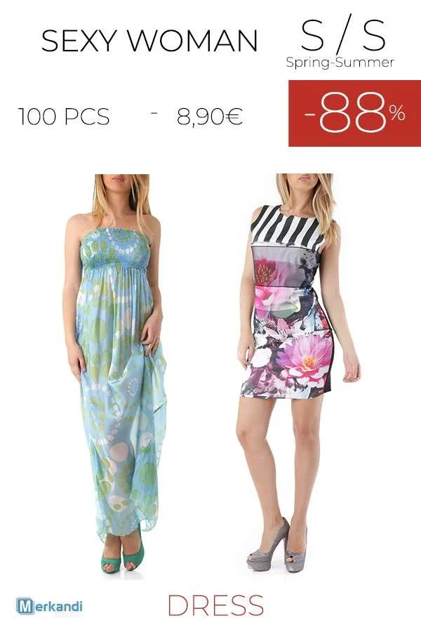 Stock Vestidos de Mujer Sexy Woman