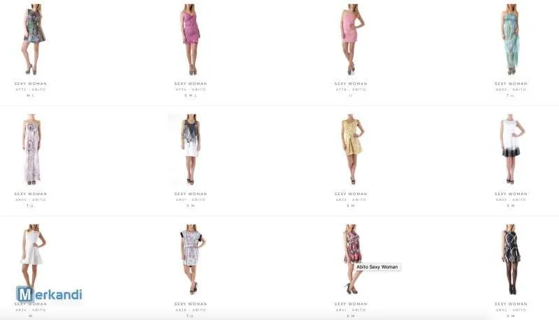 Stock Vestidos de Mujer Sexy Woman