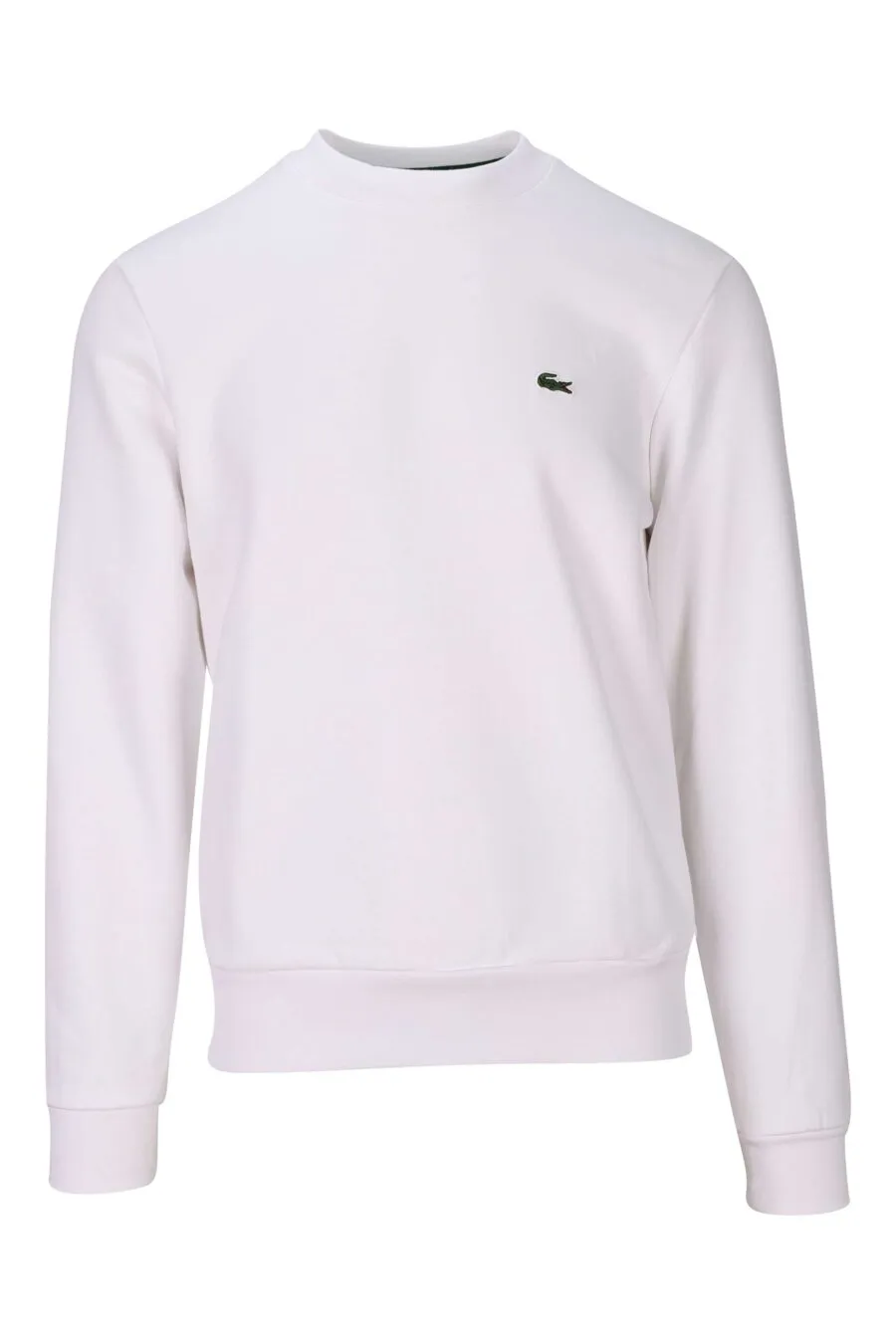 Sudadera blanca con minilogo 