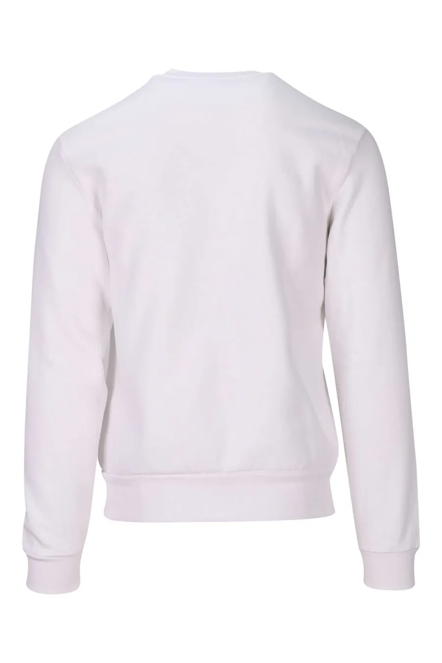 Sudadera blanca con minilogo 