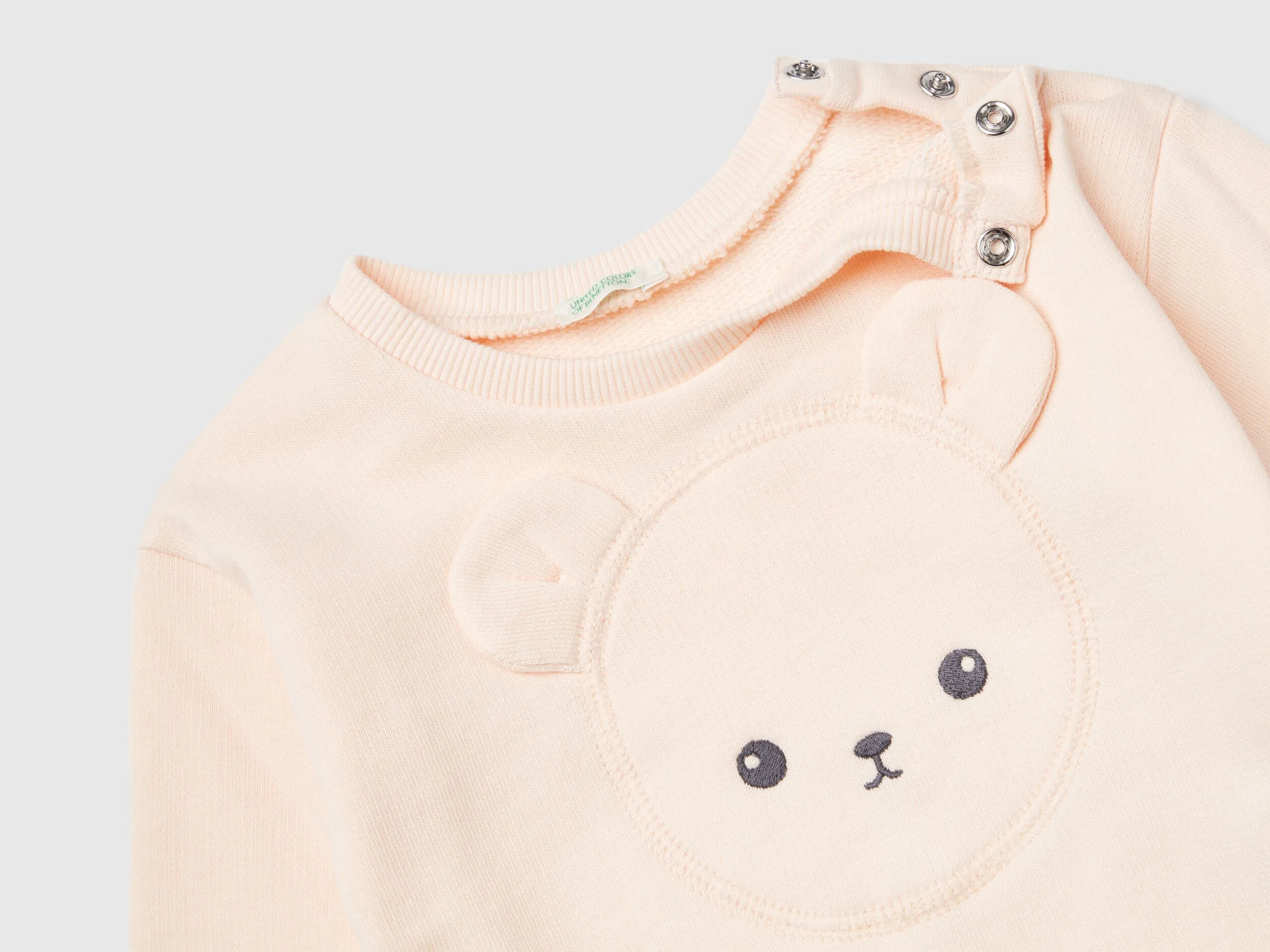 Sudadera de algodón orgánico con bordado