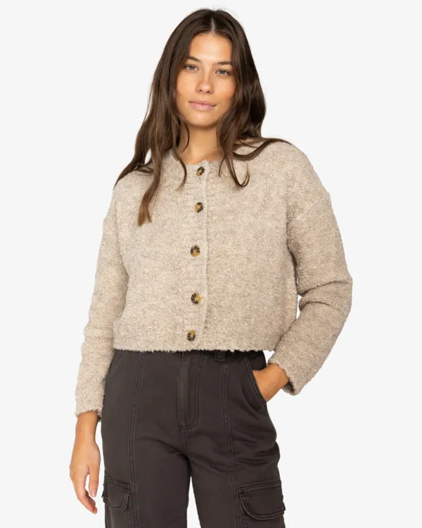 SUNDAY MOOD  JERSEY ABIERTO CON BOTONES PARA MUJER
