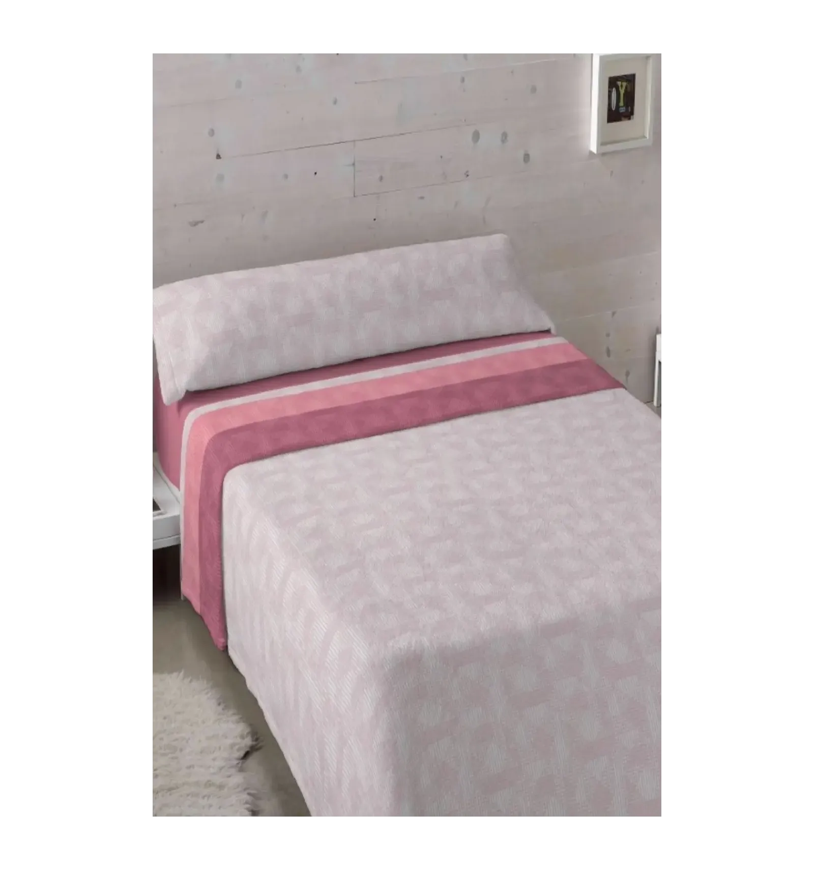 SáBANAS DE CORALINA KARAMELO SENIA  ROSA