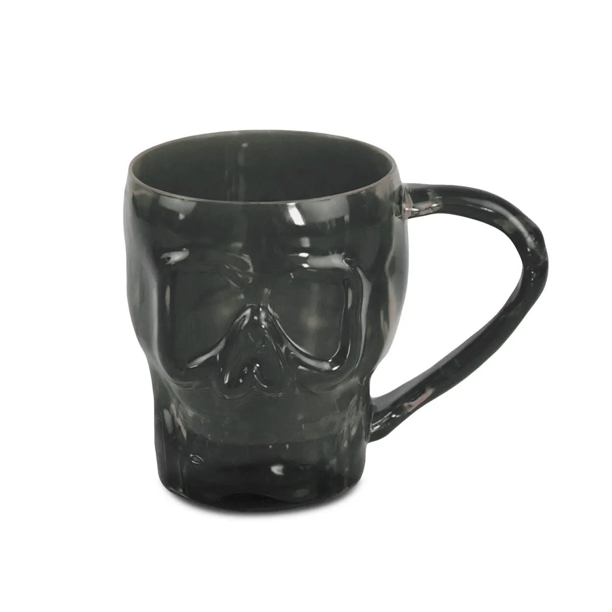 Taza color Negro en Forma de Calavera