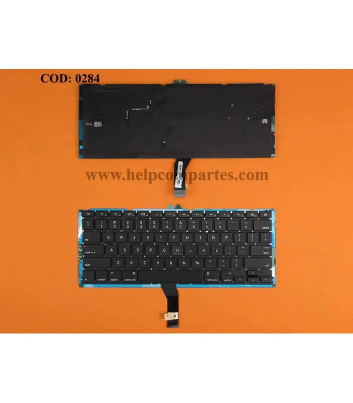 TECLADO APPLE AIR A1369 MC965 MC966 MC503 MC504 13"(BACKLIT) BK US