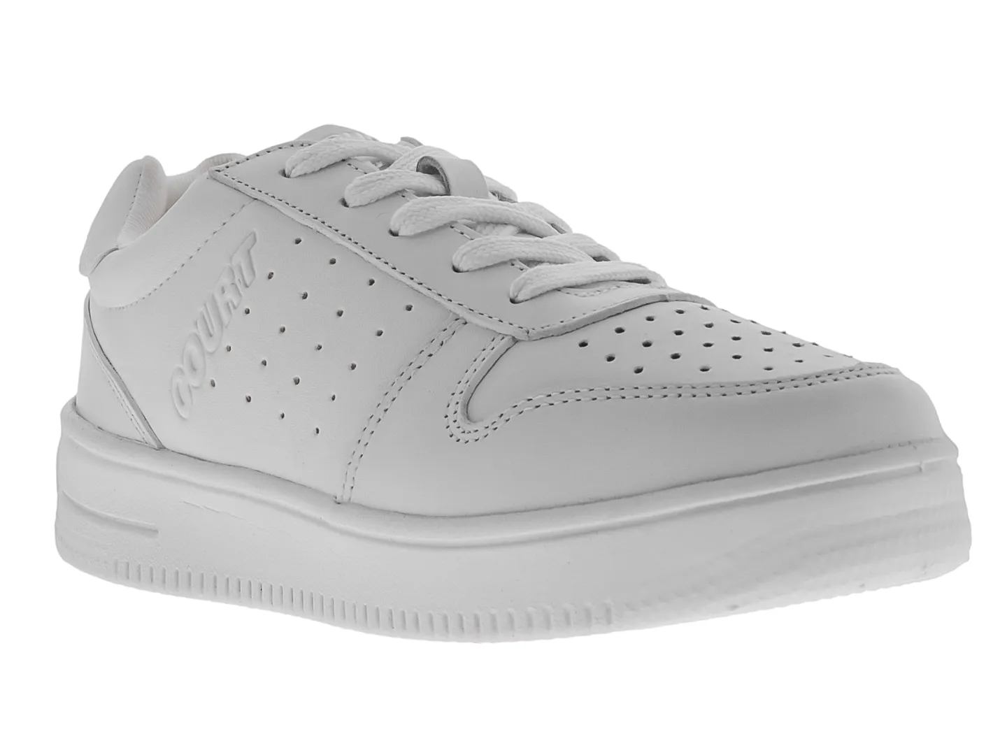 Tenis Court A2990p Blanco Para Niño