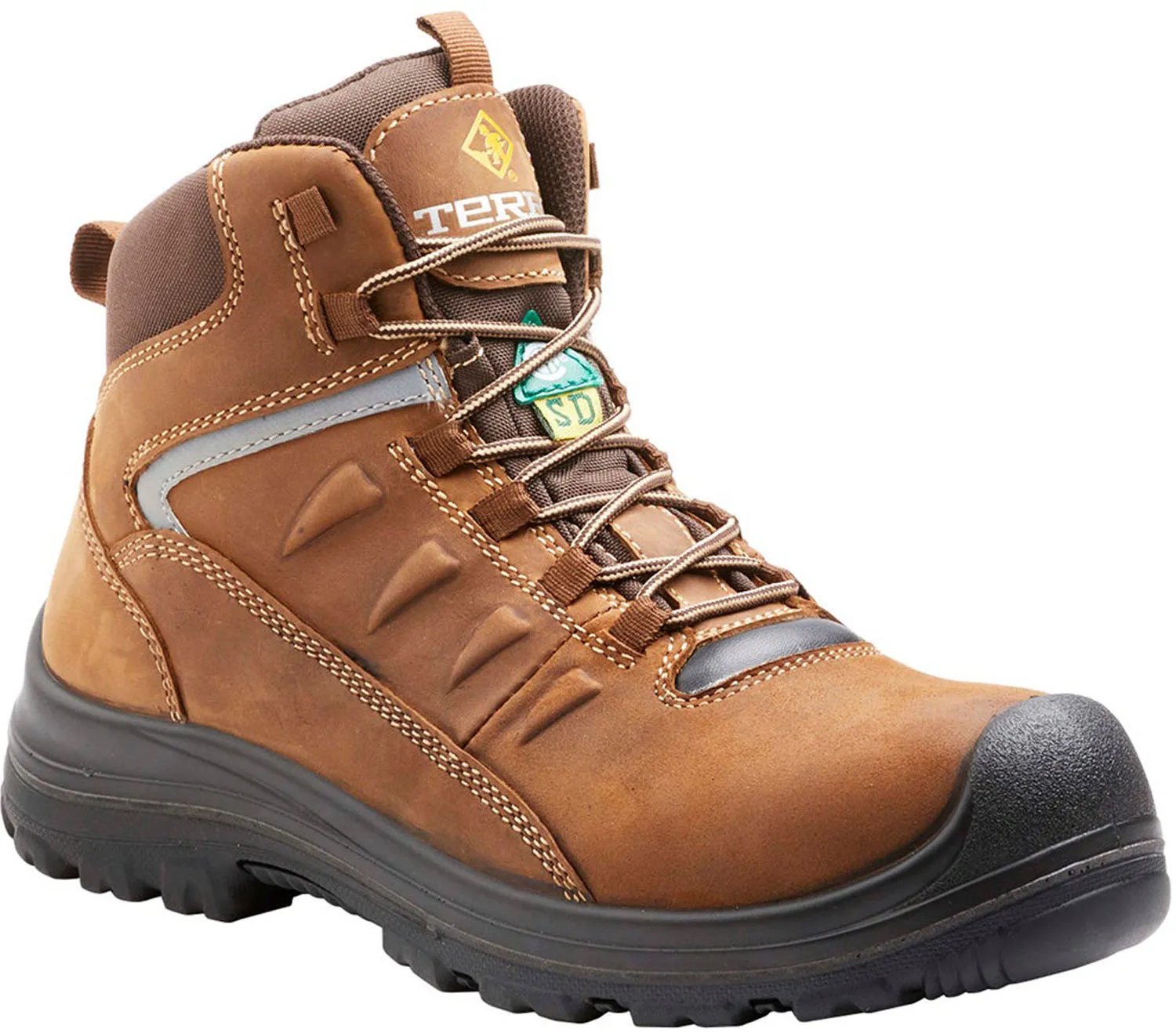 TERRA Zapato para senderismo WP, PR, SD, con puntera de material compuesto, marrÝn de hombre, Terra Findlay