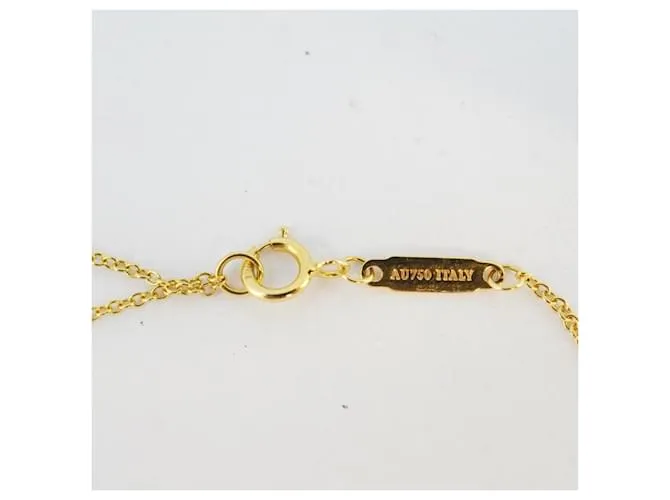 Tiffany & Co Collar Tiffany T Smile Small en oro amarillo de 18K 
