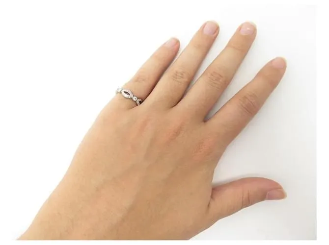 TIFFANY & CO TRING 50 EN PLATINO Y 65 ANILLO DE DIAMANTES DE PLATINO Plata 