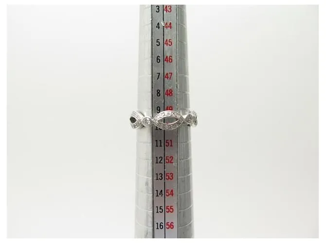 TIFFANY & CO TRING 50 EN PLATINO Y 65 ANILLO DE DIAMANTES DE PLATINO Plata 