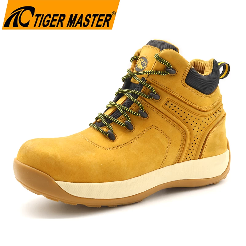 TM149 Zapatos de seguridad para senderismo para hombre, resistentes al deslizamiento y al aceite, con puntera compuesta, a prueb