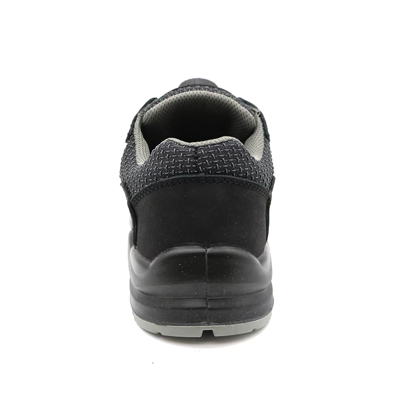 TM269 Zapatos de seguridad laboral para hombre con sistema de cierre rápido y puntera de material compuesto