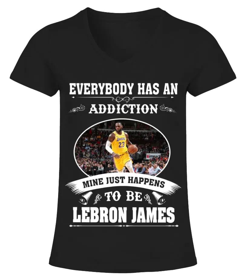 TO BE LEBRON JAMES Camiseta cuello pico Mujer