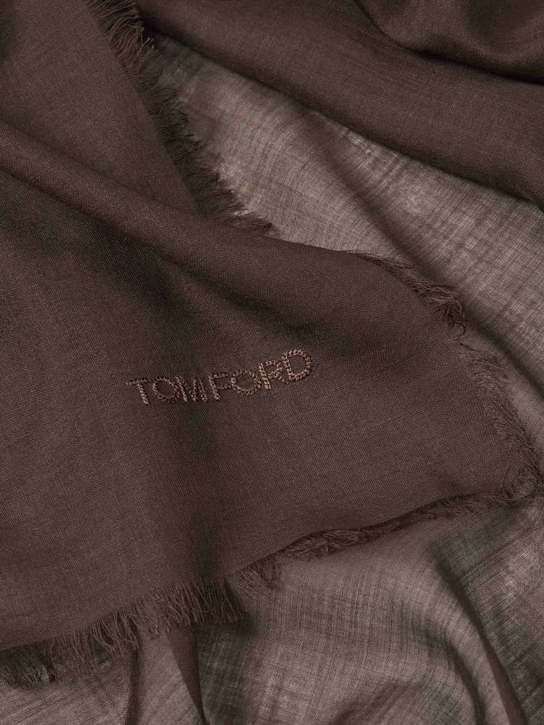 Tom Ford Bufanda Lana Logo