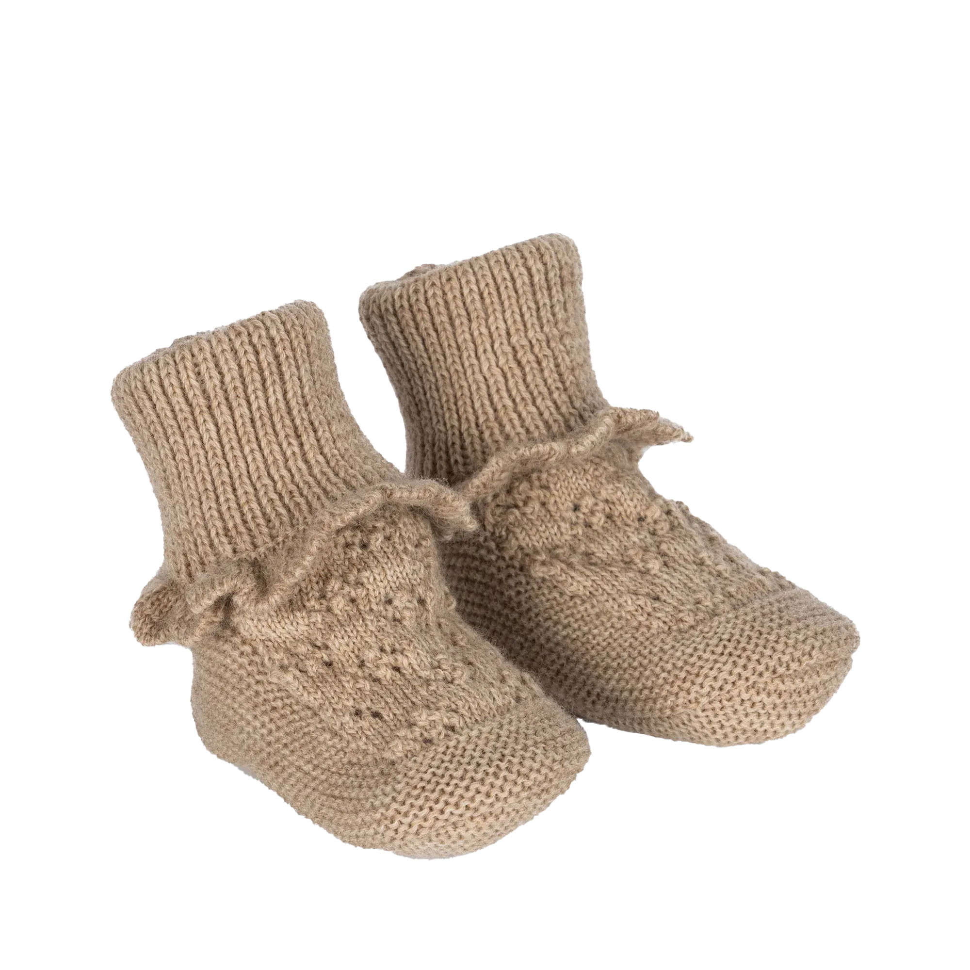 TOMAMA  ZAPATILLAS DE CASA DE LANA EN MARRON