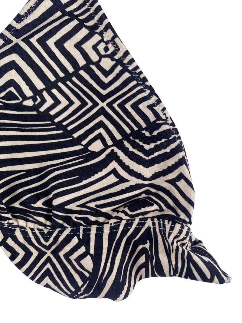 TOUCHÉ Top Triángulo Animal Print Vuelo