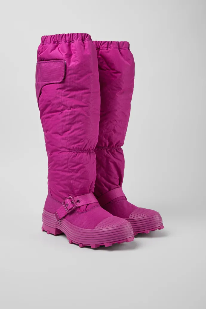 Traktori Botas altas violetas acolchadas