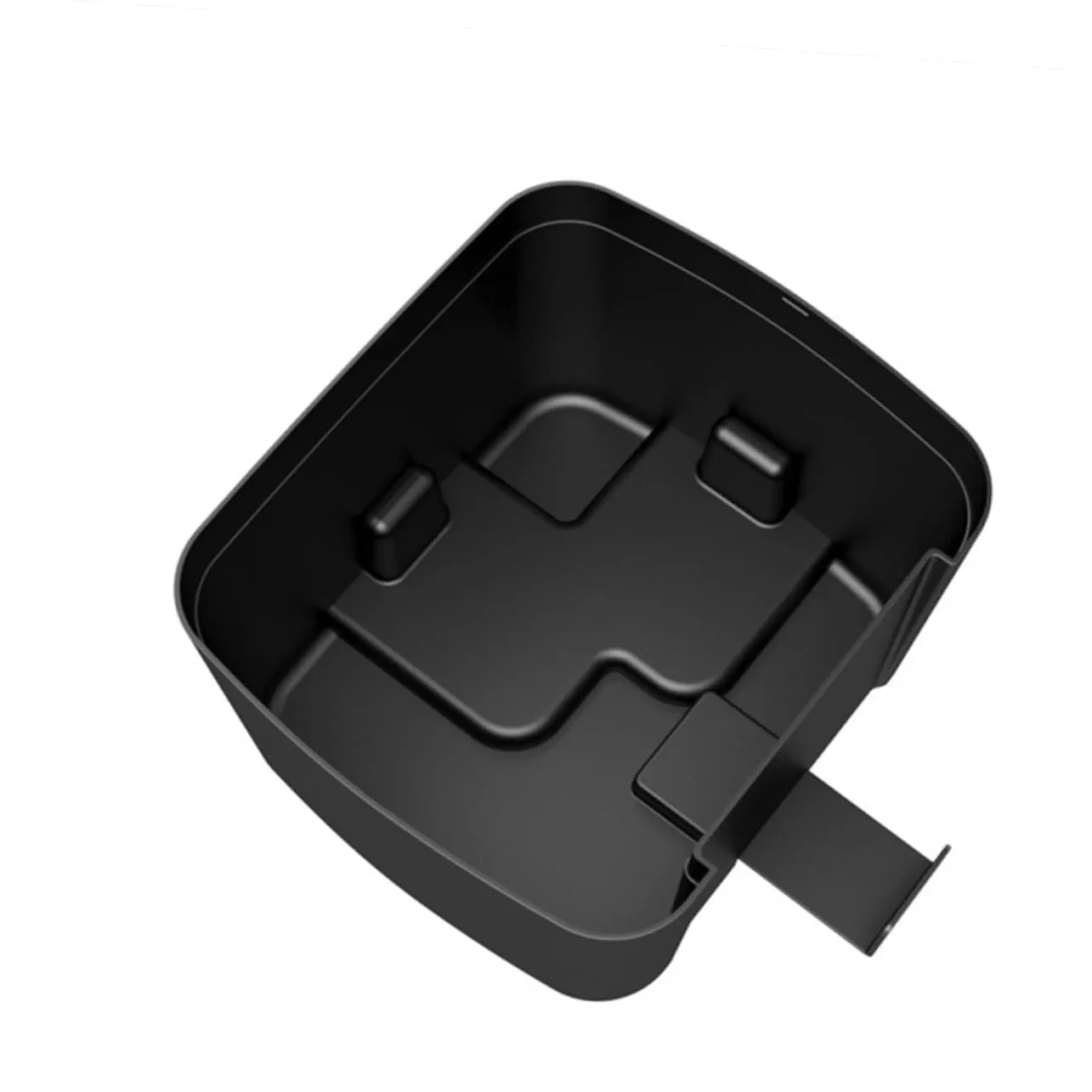 ULTECHNOVO Cubo De Basura Para Coche Cubo De Basura Automático Caja De Almacenamiento Para Reposabrazos Portavasos Color Negro P