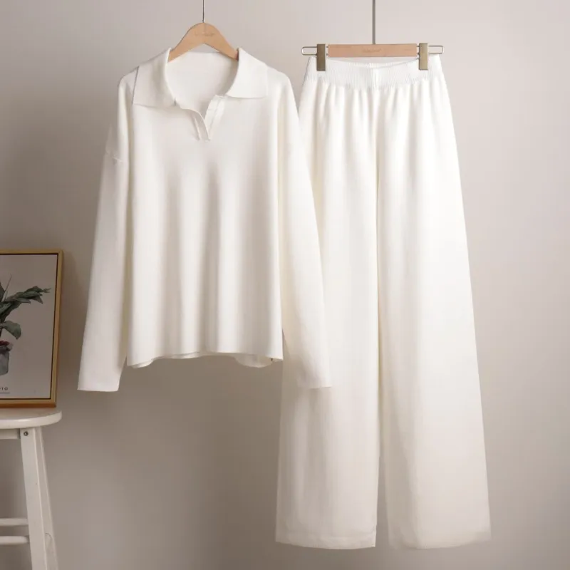 Un diseño de polo de diseño yoga set de 2 piezas 1/2 sudaderas con cremallera+pantalones de chándal de piernas rectas