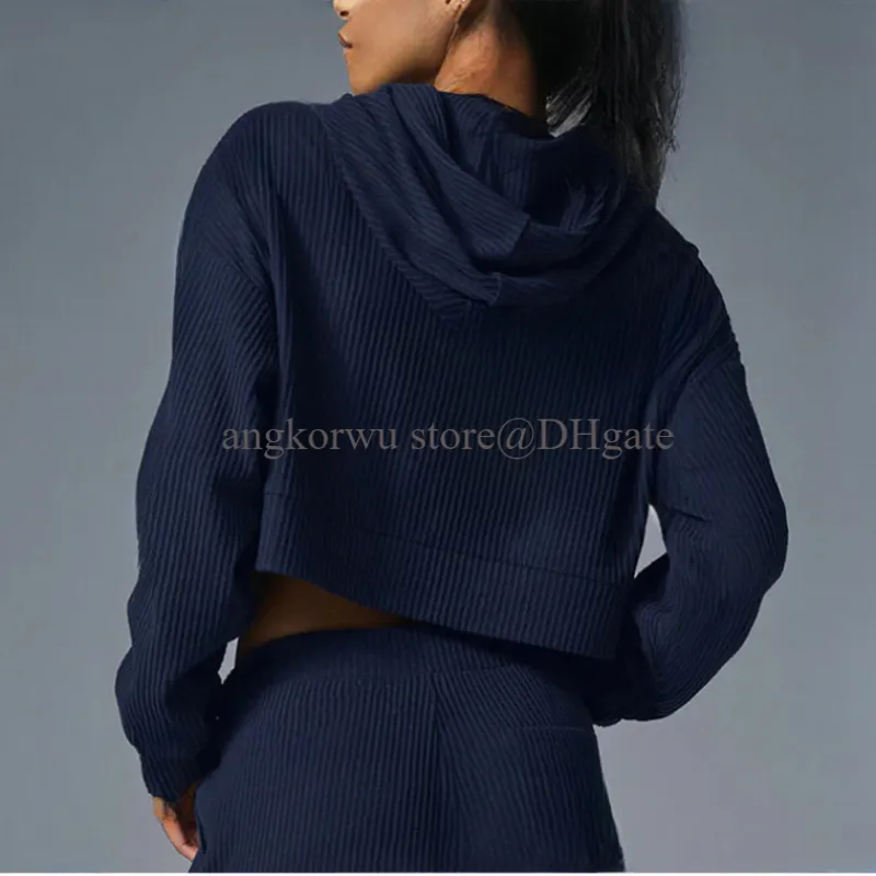 Un diseño de yoga de yoga sudadera con capucha de 2 piezas+pantalones de chándal con encapuchas holgadas de sudadera con capucha