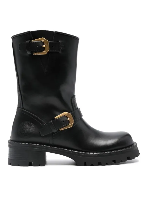 VERSACE BOTAS  NEGRO