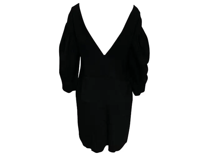 Vestido amplio con vuelo de Simone Rocha Negro 