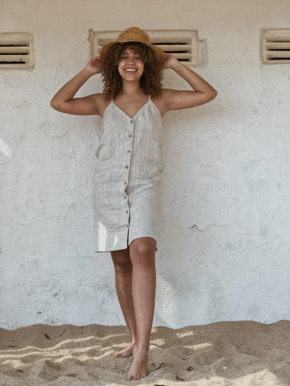 Vestido de Lino Playa