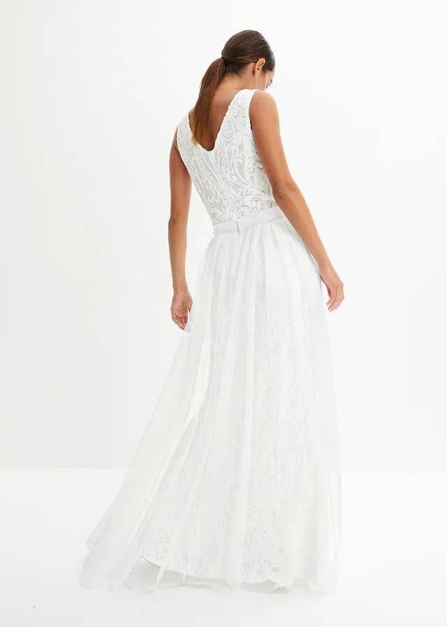 Vestido de novia Blanco lana