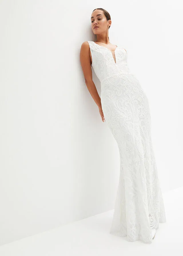 Vestido de novia Blanco lana