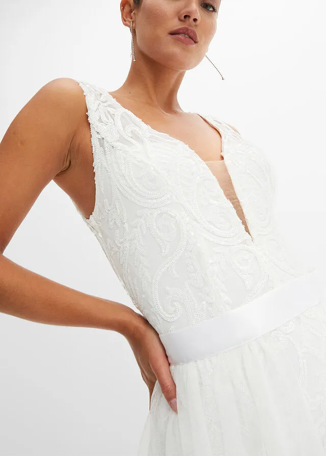 Vestido de novia Blanco lana