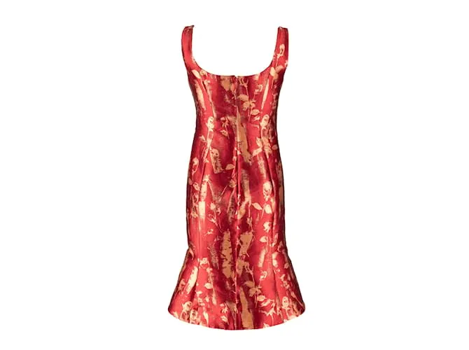 Vestido de seda jacquard con etiqueta roja de Vivienne Westwood 