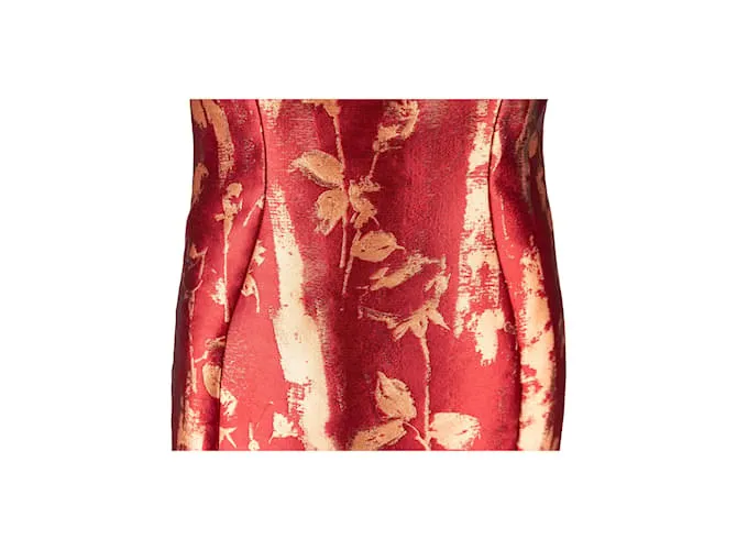 Vestido de seda jacquard con etiqueta roja de Vivienne Westwood 