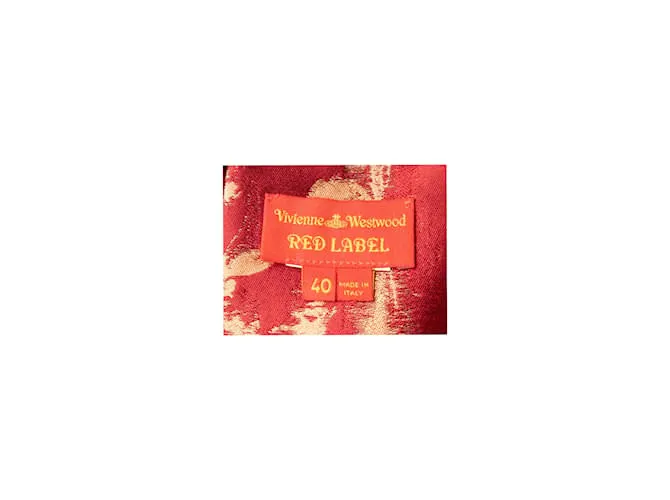 Vestido de seda jacquard con etiqueta roja de Vivienne Westwood 