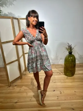 Vestido Estampado Volantes MARWA 01