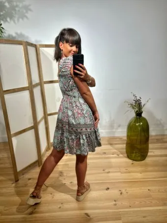 Vestido Estampado Volantes MARWA 01