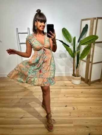 Vestido Estampado Volantes SOUGIRA 07