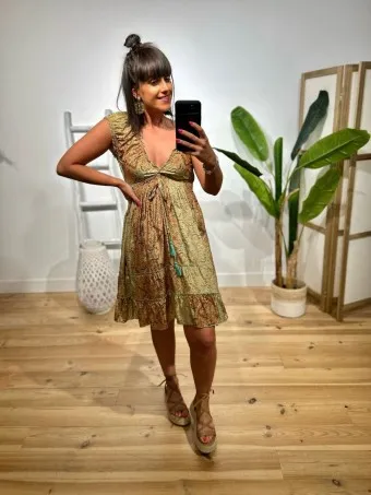 Vestido Estampado Volantes SOUGIRA 15