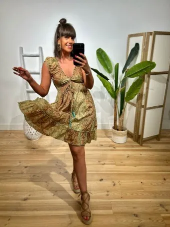 Vestido Estampado Volantes SOUGIRA 15