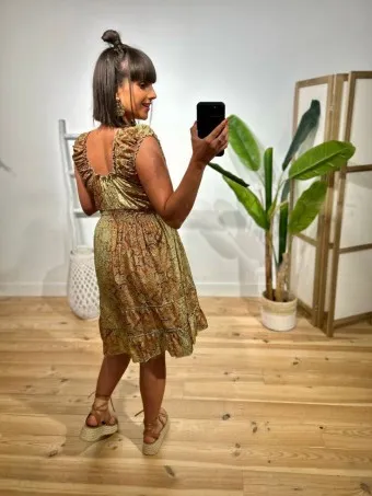 Vestido Estampado Volantes SOUGIRA 15
