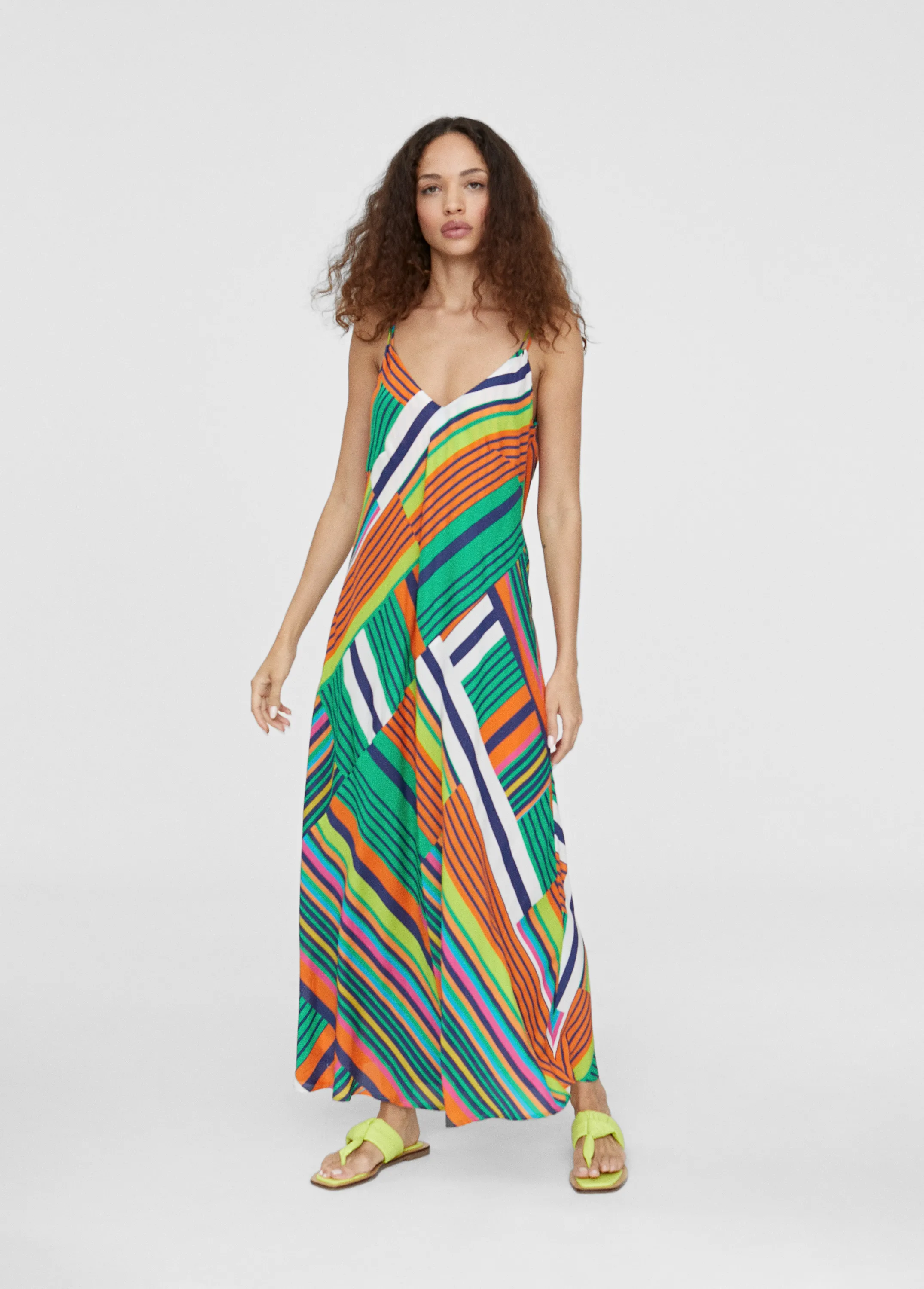 Vestido tirantes midi multicolor Lola Casademunt