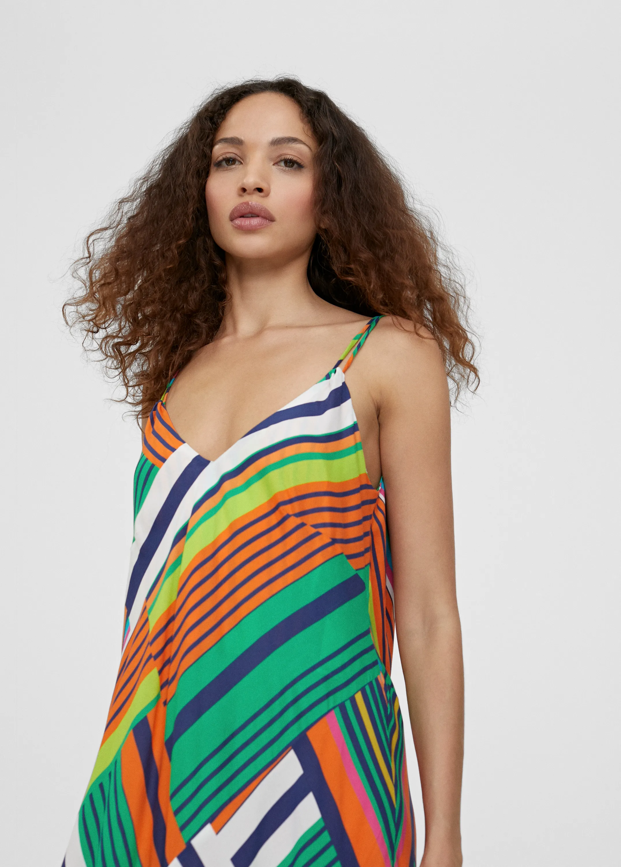 Vestido tirantes midi multicolor Lola Casademunt