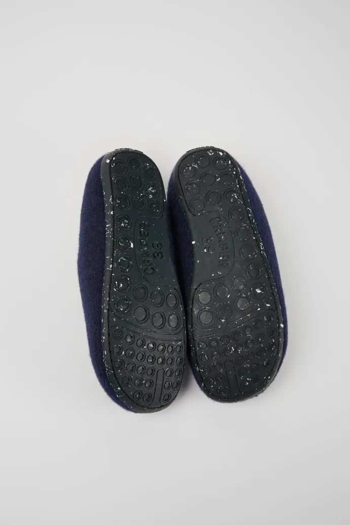 Wabi Zapatillas de casa azules para mujer