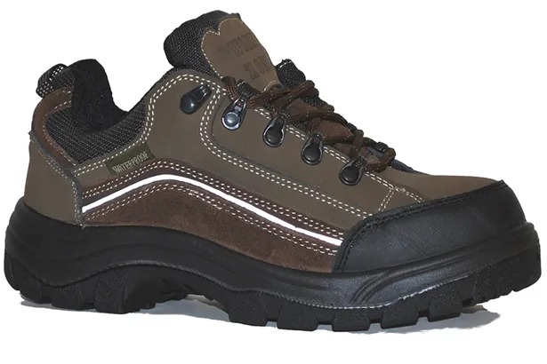 WORK ZONE Zapato Oxford para senderismo, EH, con puntera de material compuesto, oliva, Work Zone para hombre