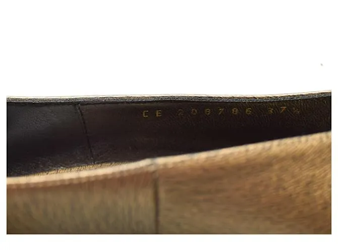 Yves Saint Laurent Zapatos de tacón Dorado 