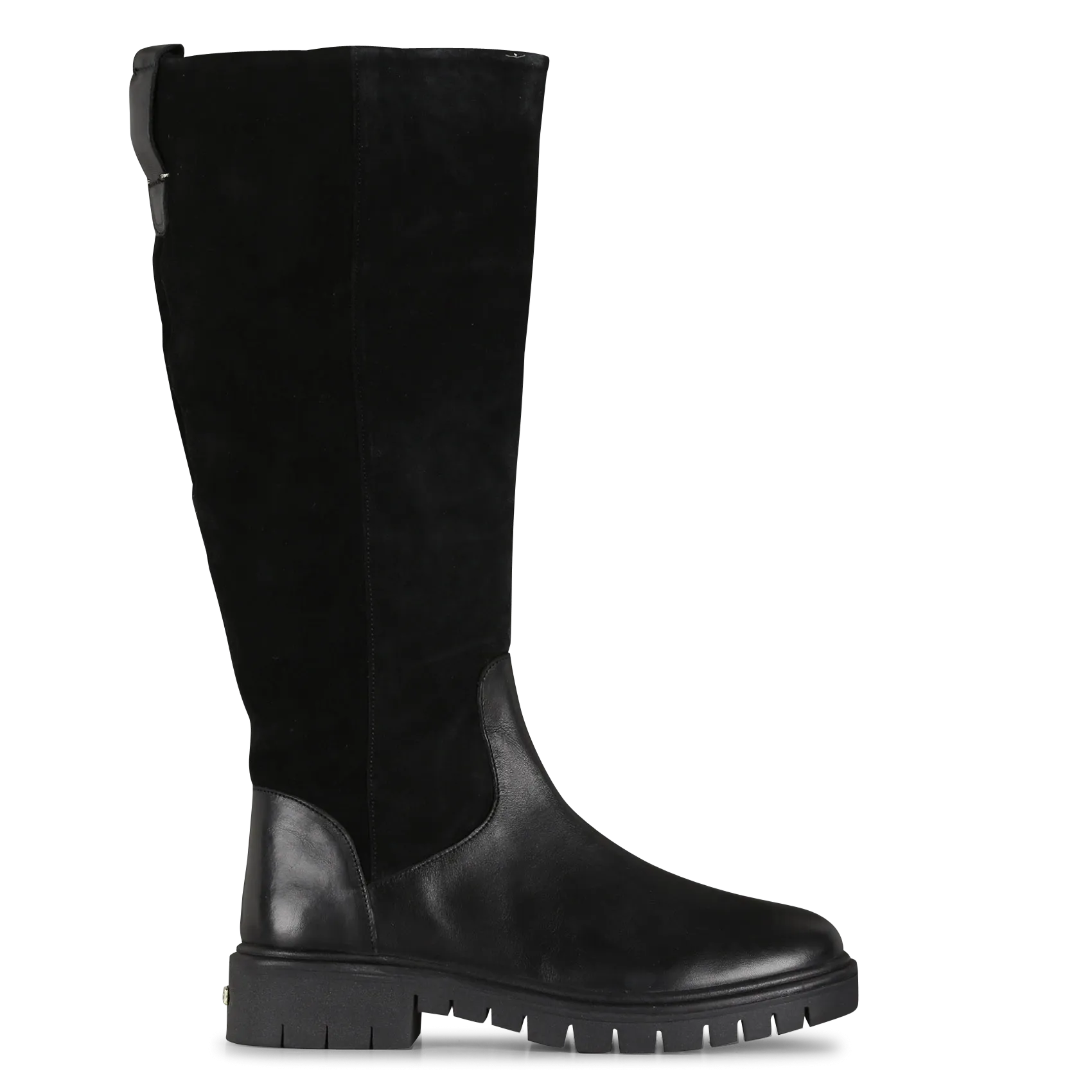 ZABETH  BOTAS ALTAS DE PIEL EN NEGRO